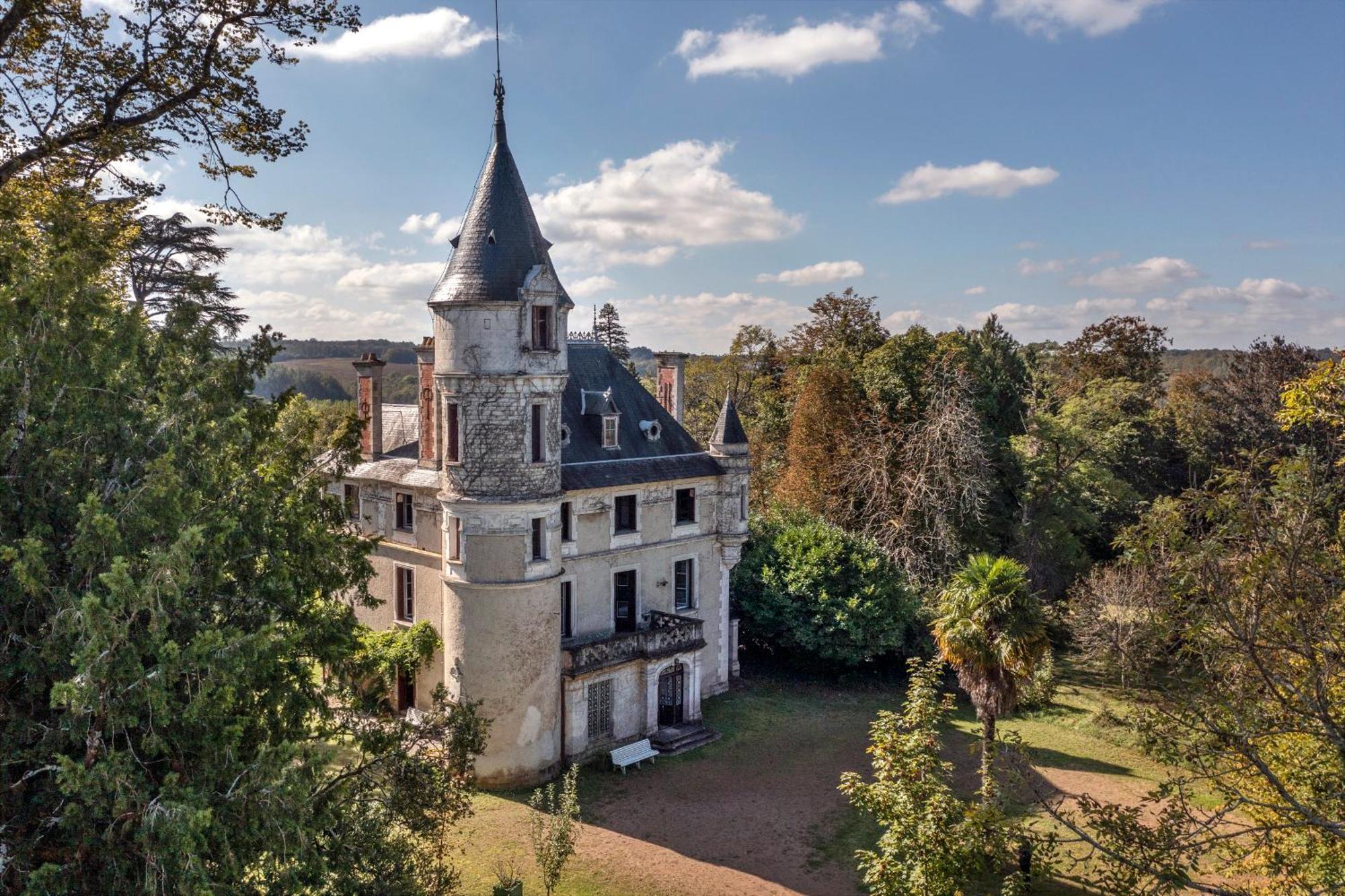 Javerlhac-et-la-Chapelle-Saint-Robert Chateau De Puymoger Bed & Breakfast エクステリア 写真